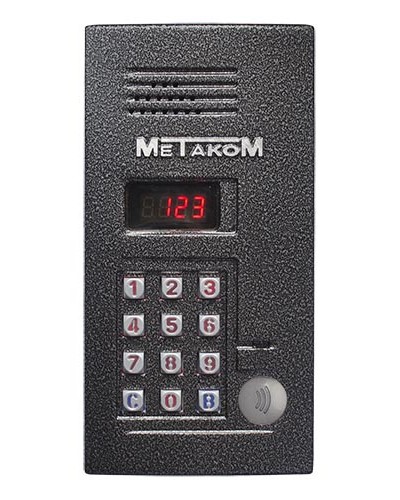 Блок вызова домофона Метаком MK2012-MFEV в Рыбинске Блоки вызова многоабонентные Pintop.ru