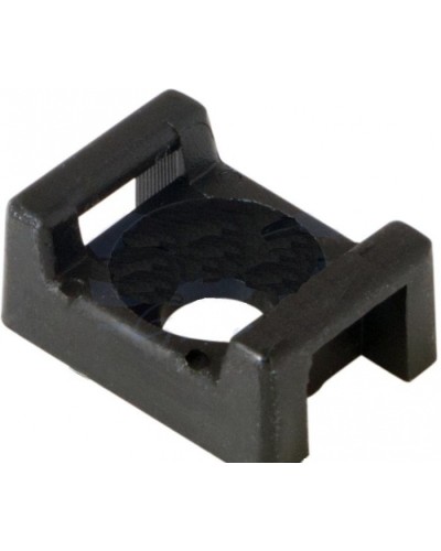 Площадка для крепления стяжки 22.2х16 мм ЧЕРНАЯ 100 шт (10шт/уп) REXANT 07-2103 в Рыбинске Стяжки-хомуты Pintop.ru