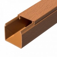 Кабель-канал бук 2-й замок в п/э 40х40 (24 м/уп) Промрукав (PR03.0201)