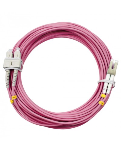 Шнур оптический duplex LC-SC 50/125 mm OM4 10м LSZH Cabeus FOP-50-OM4-LC-SC-10m в Рыбинске Патч-корды оптические Pintop.ru