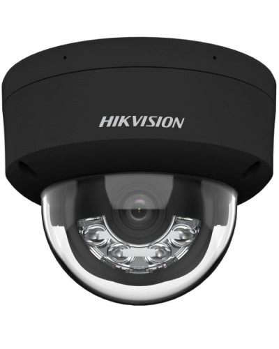 IP-камера видеонаблюдения купольная Hikvision DS-2CD2123G2-LIS2U(2.8mm)(BLACK) в Рыбинске IP-камеры Pintop.ru
