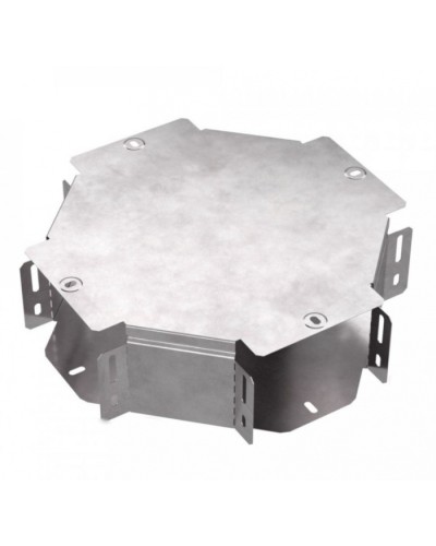 Х-образный ответвитель с крышкой Стандарт 150х100 Промрукав (PR16.0461) в Рыбинске Аксессуары для лотков Pintop.ru