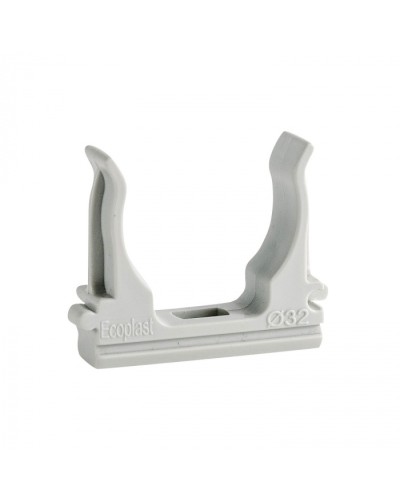 CF32G Держатель (клипса), без галогена, для труб D32мм (10шт) Экопласт (41732-10HF) в Рыбинске Держатели, клипсы, скобы Pintop.ru