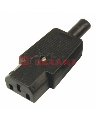 Гнездо сетевое на шнур (25шт/уп) REXANT 11-0004 в Рыбинске Коннекторы Pintop.ru