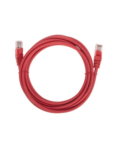 Патч-корд U/UTP, CAT 5e, RJ45-RJ45, 26AWG, LSZH, красный, 3м REXANT 02-0103-3 в Рыбинске Патчкорды (медные) Pintop.ru