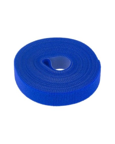 Лента-липучка многоразовая 5 м х 20мм, синяя (1 шт/уп) REXANT 07-7525 в Рыбинске Монтажные материалы Pintop.ru