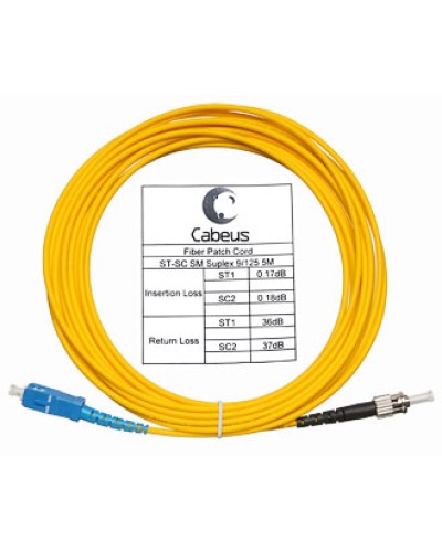 Шнур оптический simplex LC-SC 9/125 sm 1,5 м LSZH Cabeus FOP(s)-9-LC-SC-1,5m в Рыбинске Патч-корды оптические Pintop.ru