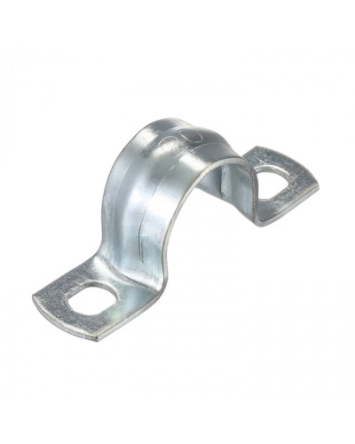 Скоба оцинк. с двумя отверстиями, для трубы D20мм (5шт) Экопласт (43620-5) - Скоба оцинкованная с двумя отверстиями, для трубы D20мм (5шт) Экопласт в Рыбинске Держатели, клипсы, скобы Pintop.ru