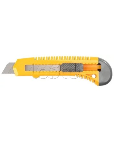 Нож с сегментированным лезвием 18 мм корпус пластик REXANT 12-4903 в Рыбинске Аксессуары для кабель-канала Pintop.ru