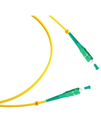 Шнур оптический simplex SC/APC-SC/APC 9/125 sm 2м LSZH Cabeus FOP(s)-9-SC/APC-SC/APC-2m в Рыбинске Патч-корды оптические Pintop.ru