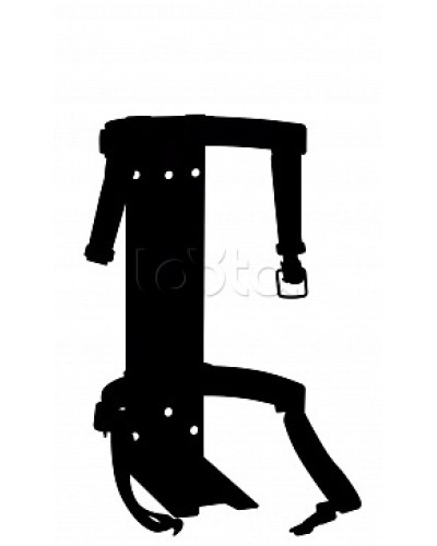 Кронштейн ПОЖТЕХНИКА КТР-8/9 на 2 ремнях (d180-185) для ОП/ОВП-8, ОП/ОВЭ-9 в Рыбинске Аксессуары для огнетушителей Pintop.ru