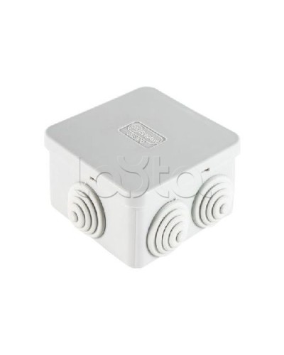 Коробка распределительная о/п 70х70х40, 6 вых, без галогена Экопласт 44056HF в Рыбинске Распределительные коробки Pintop.ru