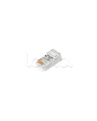 Коннектор NIKOMAX RJ45/8P8C под витую пару, Кат.5е (Класс D), уп-ка 100шт. (NMC-RJ88RZ50SD1-PT-100) в Рыбинске Коннекторы и разъемы Pintop.ru