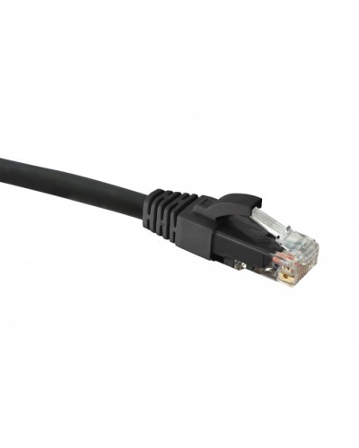 Коммутационный шнур категории 6 U/UTP, LSZH, 1 м, черный Eurolan (21D-U6-01BL) в Рыбинске Патчкорды (медные) Pintop.ru