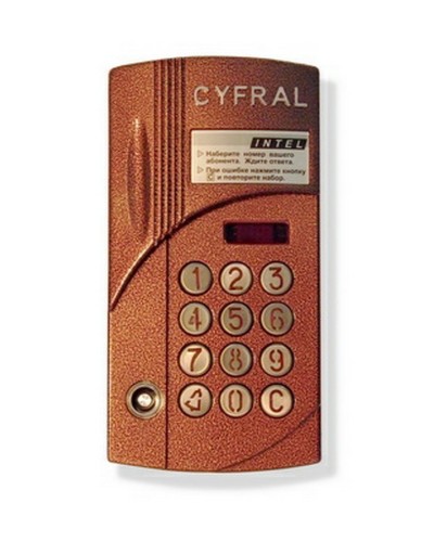 Блок вызова аудиодомофона на 400 абонентов Цифрал ИНТЕЛ в Рыбинске Блоки вызова многоабонентные Pintop.ru