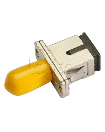 Соединитель проходной ST-SC, SM(для одномодового кабеля), simplex Cabeus ST-SC-SM в Рыбинске Проходные адаптеры и розетки оптические Pintop.ru