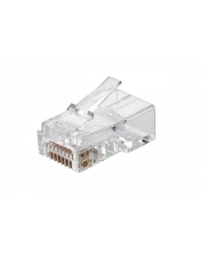 Вилка RJ45 Q-PLUG, категория 6, UTP, для полевой установки, без цвета, упаковка 50 штук Eurolan (13A-U6-11WT) в Рыбинске Коннекторы и разъемы Pintop.ru
