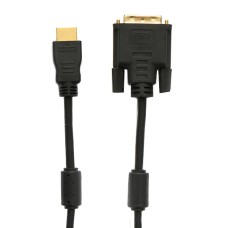 Шнур HDMI - DVI-D gold 3 м с фильтрами (10шт/уп) REXANT 17-6305