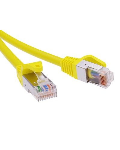 Патч-корд экранированный CAT6 F/UTP 4х2, LSZH, желтый, 7м DKC RN6FU4570YL в Рыбинске Патчкорды (медные) Pintop.ru