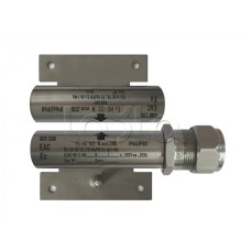 Извещатель охранный точечный магнитоконтактный взрывозащищённый Магнито-контакт Ех ИО102 N исп.300 с магнитом М-200, с постоянно присоединенным кабелем в металлорукаве (штатно кабель 3х0,75 - 1м), 1Ex d IIC T6 Gb / РB Ex d I Mb АТФЕ.425119.171