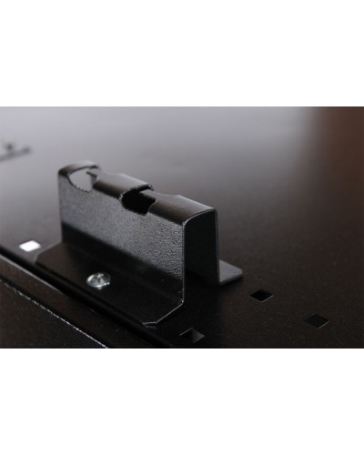 Комплект кронштейна для крепления лотка 300 мм к крыше шкафа ШТК-СП ЦМО КЛГ-300-9005 в Рыбинске Аксессуары для стоек и шкафов Pintop.ru