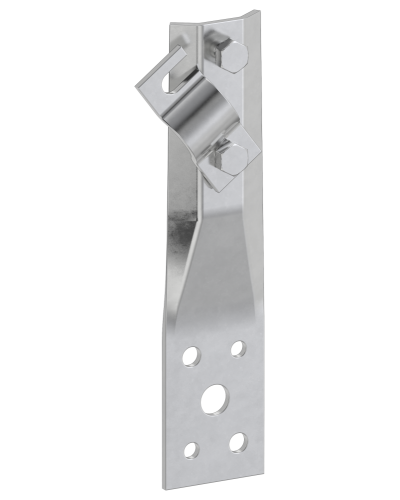 Держатель проводника круглого 6-10мм винтовой прямой h=60мм нержавеющая сталь IEK (ZDP86-20-1-16-60) в Рыбинске Крепеж Pintop.ru