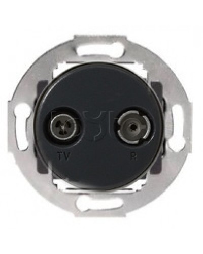 Механизм розетки TV+FM проходной Vintage (885300-1) в Рыбинске Розетки компьютерные и телефонные Pintop.ru