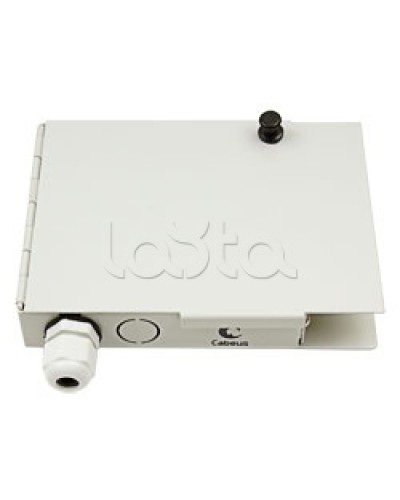 Бокс оптический настенный 19 на 4 SC/LC порта Cabeus JJT-4-SC в Рыбинске Кросс оптический Pintop.ru