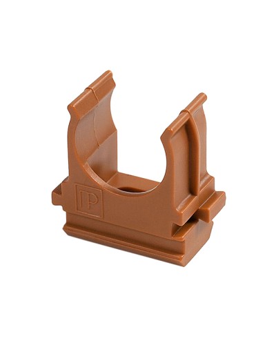 Крепёж-клипса для труб АБС-пластик бук д25 (100шт/1000шт уп/кор) Промрукав (PR13.0047) в Рыбинске Держатели, клипсы, скобы Pintop.ru