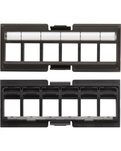 Вставка под кейстоны в модульную панель, экранированная, 6 портов, без шторок LANMASTER LAN-FRM-IN-6OK-SXX в Рыбинске Коммутационные изделия Pintop.ru