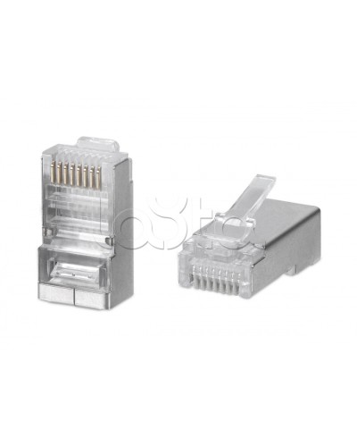 Коннектор RJ-45 Cabeus (8P8C-SH-FC) в Рыбинске Коннекторы и разъемы Pintop.ru