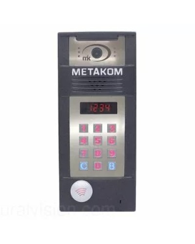 Многоабонентый антивандальный блок вызова со встроенной гибридной видеокамерой Метаком в Рыбинске Блоки вызова многоабонентные Pintop.ru