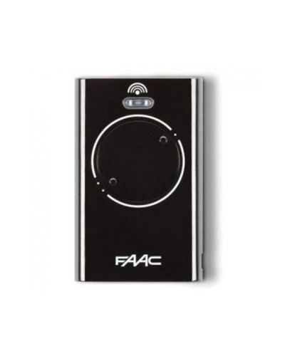 Брелок-передатчик 2-канальный Faac 7870091 (черный) в Рыбинске Устройства радиоуправления для шлагбаумов и автоматики Pintop.ru