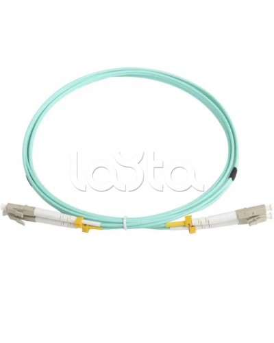 Патч-корд волоконно-оптический MM 50/125(OM3), LC-LC, duplex, LSZH, 2 м Hyperline FC-D2-503-LC/PR-LC/PR-H-2M-LSZH-AQ (FC-503-LC-LC-10G-2M) в Рыбинске Патч-корды оптические Pintop.ru