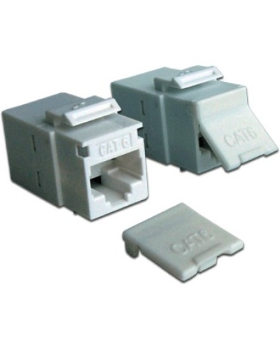 Повторитель портов RJ-45, неэкранированный, кат.6, формата Keystone, белый LANMASTER LAN-KCP45U6-WH в Рыбинске Проходные адаптеры Pintop.ru