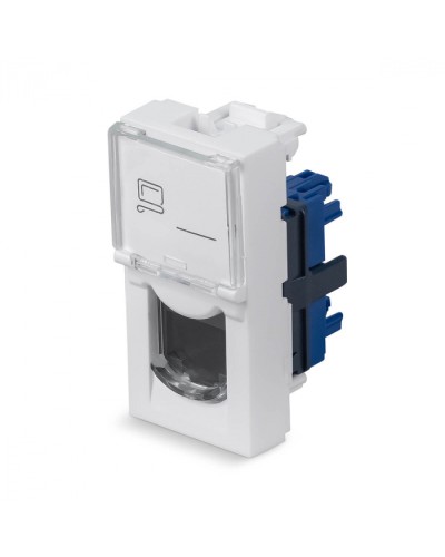 Модуль Keystone Jack RJ-45(8P8C), 180 градусов, категория 6 Cabeus (KJ-RJ45-Cat.6-180T-FP-L-22,5) в Рыбинске Модули Keystone Pintop.ru