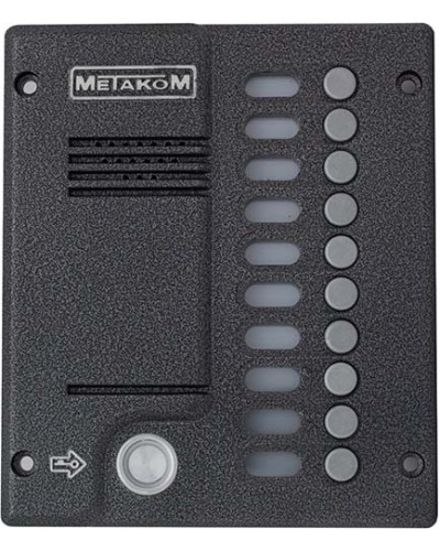 Блок вызова домофона Метаком MК10.2-TM4EVN в Рыбинске Вызывные видеопанели малоабонентные Pintop.ru