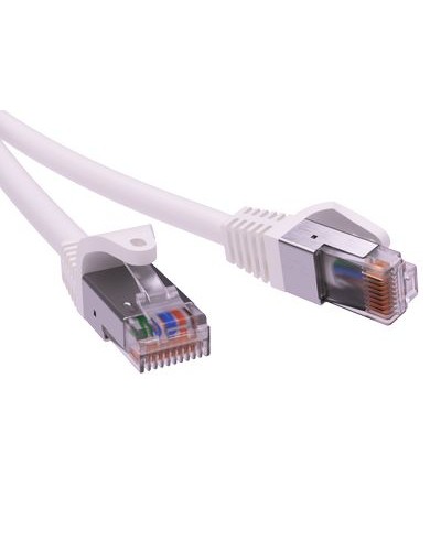 Патч-корд экранированный CAT5E F/UTP 4х2, LSZH, белый, 7м DKC RN5EFU4570WH в Рыбинске Патчкорды (медные) Pintop.ru