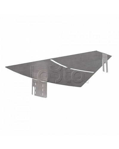 Крышка угла горизонтального изменяемого 0-45 градусов Стандарт 300 Промрукав (PR16.1007) в Рыбинске Аксессуары для кабель-канала Pintop.ru