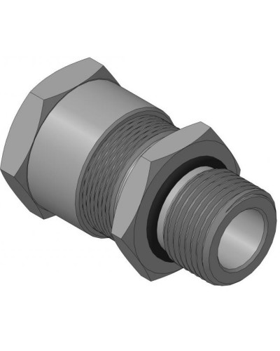 Кабельный ввод с резьбой G1/2 мм для открытой прокладки кабеля с проходным диаметром d=8-12 мм Спектрон КВН-ЕХЕ-12-Н-G1/2 в Рыбинске Аксессуары для кабель-канала Pintop.ru