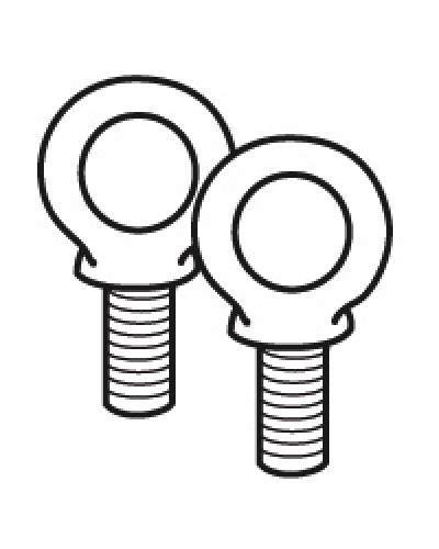 Комплект подъемных колец Legrand 020482 в Рыбинске Аксессуары для стоек и шкафов Pintop.ru