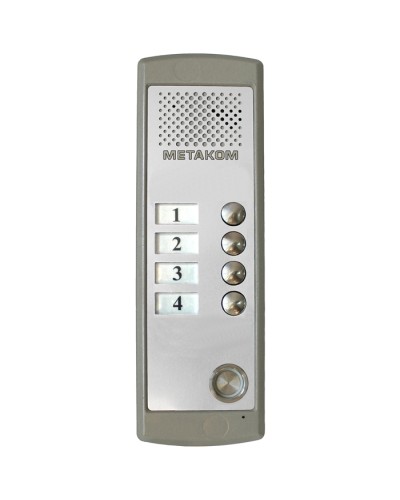 Блок вызова домофона Метаком MK4-K-TM в Рыбинске Блоки вызова многоабонентные Pintop.ru