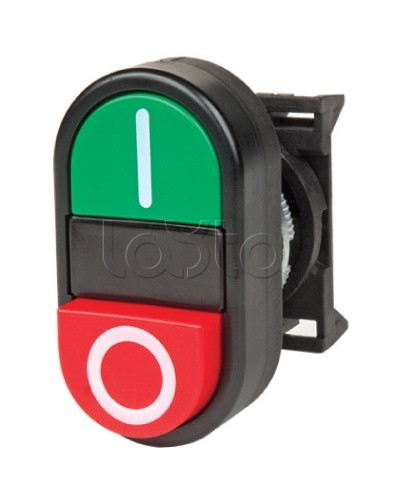 Кнопка двойная выпуклая с линзой для подсветки DKC ABFL в Рыбинске Кнопки выхода Pintop.ru