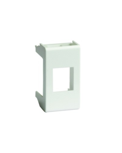 Адаптер для keystone, VIVA, 1 мод, цвет серый DKC 45107 в Рыбинске Аксессуары для стоек и шкафов Pintop.ru