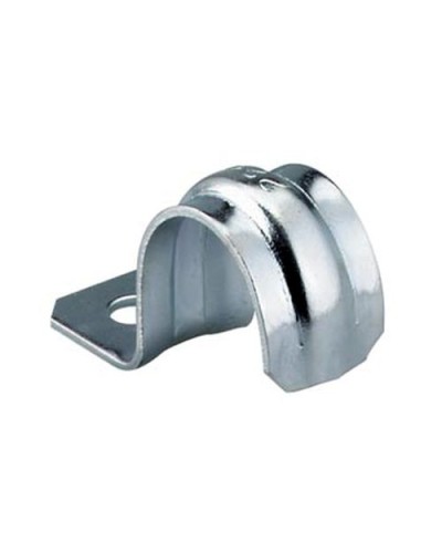 Скоба крепления металлическая однолапковая 12 мм Промрукав в Рыбинске Держатели, клипсы, скобы Pintop.ru