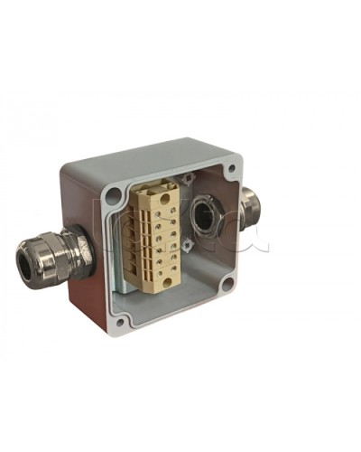 Коробка пылевлагонепроницаемая клеммная G366 А МВ К АЯКС IP66/IP65, 82x80x55 Магнито-контакт в Рыбинске Распределительные коробки Pintop.ru