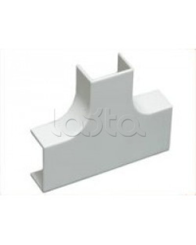 Угол Т-образный плавный стандарт TIA 40x25 мм Экопласт 72408R в Рыбинске Аксессуары для кабель-канала Pintop.ru