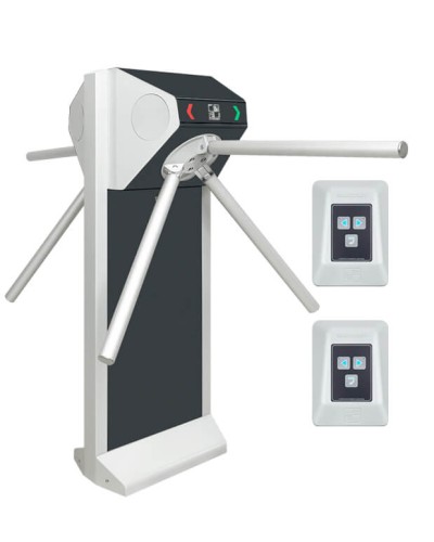 CARDDEX Комплект двухпроходной автономной проходной STL-04AEC в Рыбинске Турникеты Pintop.ru