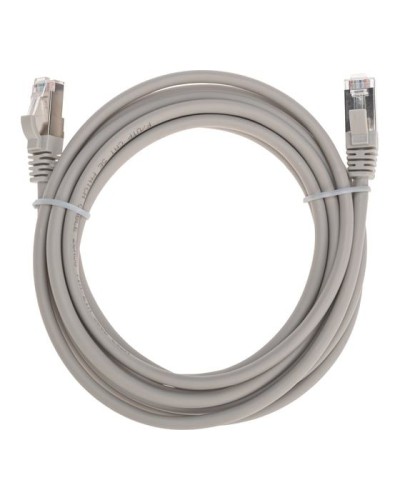 Патч-корд F/UTP, CAT 5e, RJ45-RJ45, 26AWG, LSZH, серый, 3м REXANT 02-0110-3 в Рыбинске Патчкорды (медные) Pintop.ru