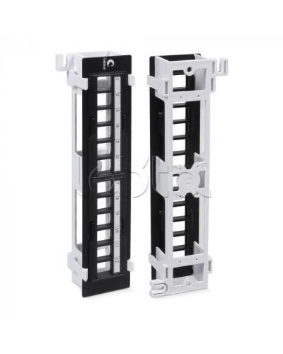 Патч-панель настенная 12 портов без модулей Cabeus (PLB-12-WL) в Рыбинске Патч панель Pintop.ru